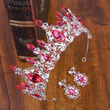 Load image into Gallery viewer, Icicles Crystal Rhinestone Tiaras - Crowns for Princess Quinceañera or Wedding