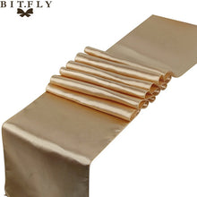 Load image into Gallery viewer, Fancy Satin Table Runners for Party Table Decor-Wedding Table Decoration