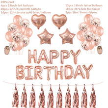 Load image into Gallery viewer, Rose Gold Party Disposable Tableware Sets- Wedding-Bachelorette-Shower Party Assorted Decorations