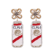 Load image into Gallery viewer, Boho Earrings - Fashion Beaded Earrings - Bride Chic Bottle Earrings