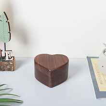 Load image into Gallery viewer, Engraved Wooden Ring Box in Walnut Wood Tone for Any Special Occasion especially Wedding Day