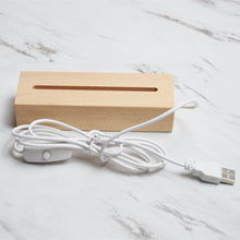 Load image into Gallery viewer, Personalized Family Tree Sign with LED USB Acrylic Night Light - Custom Laser Engraved