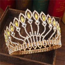 Load image into Gallery viewer, Absolutely Regal Crystal Queen Bridal Crown-Pageant or Mis Quince Tiara