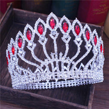 Load image into Gallery viewer, Absolutely Regal Crystal Queen Bridal Crown-Pageant or Mis Quince Tiara