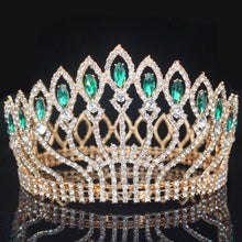Load image into Gallery viewer, Absolutely Regal Crystal Queen Bridal Crown-Pageant or Mis Quince Tiara