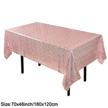 Load image into Gallery viewer, Rectangular Sequin Glitter Table Covers-Tablecover For Wedding-Any Party Decoration