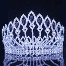 Load image into Gallery viewer, Absolutely Regal Crystal Queen Bridal Crown-Pageant or Mis Quince Tiara
