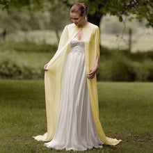 Load image into Gallery viewer, Top Class Bridal Chiffon Long Cape-Cloak for Evening Wear-Bridal Attire-Wedding Photo Session