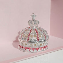 Load image into Gallery viewer, Crown Ring Jewelry Box Holder for Wedding Day