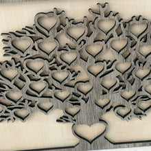 Load image into Gallery viewer, Laser Engraved Family Tree Custom Names Frame