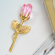 Load image into Gallery viewer, Crystal Glass Rose Favor-Wedding Gift-Flower Keepsake