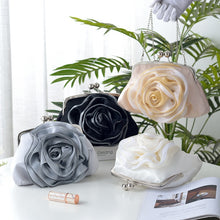 Load image into Gallery viewer, Ladies Flower Clutch Bag -  Elegant Evening Bag - Small Bridal Clutch Purse