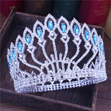 Load image into Gallery viewer, Absolutely Regal Crystal Queen Bridal Crown-Pageant or Mis Quince Tiara