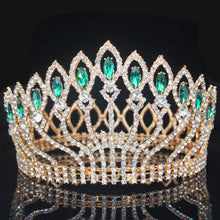 Load image into Gallery viewer, Absolutely Regal Crystal Queen Bridal Crown-Pageant or Mis Quince Tiara