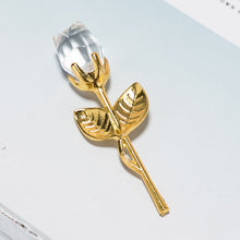 Load image into Gallery viewer, Crystal Glass Rose Favor-Wedding Gift-Flower Keepsake