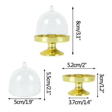 Load image into Gallery viewer, Plastic Mini Cake Stands for Candy Box-Wedding Choc Boxes-Party- Favors