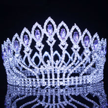 Load image into Gallery viewer, Absolutely Regal Crystal Queen Bridal Crown-Pageant or Mis Quince Tiara