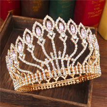 Load image into Gallery viewer, Absolutely Regal Crystal Queen Bridal Crown-Pageant or Mis Quince Tiara