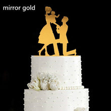 Load image into Gallery viewer, Family Wedding Cake Topper Bride and Groom Cake Toppers with Kids