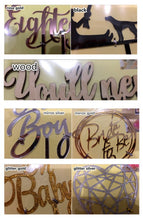 Load image into Gallery viewer, Mr and Mrs Cake Toppers-Bride and Groom with Pets-Wedding Couple Wood Silhouettes