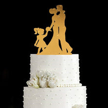 Load image into Gallery viewer, Family Wedding Cake Topper Bride and Groom Cake Toppers with Kids