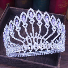 Load image into Gallery viewer, Absolutely Regal Crystal Queen Bridal Crown-Pageant or Mis Quince Tiara