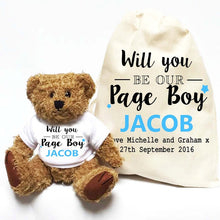 Load image into Gallery viewer, Personalized Bridal Party Teddy Bears - Flower Girl - Ring Boy- Bridesmaids