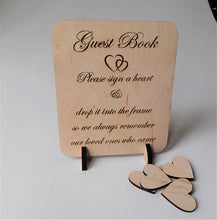 Load image into Gallery viewer, Personalized Fancy Monogram Wooden Wedding Guest Book Alternative Guest Wish Drop Box-Frame