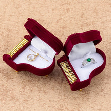 Load image into Gallery viewer, Unique Piano Velvet Jewelry Box - Wedding Ring Box - Gift Box for Jewelry Any Occasion