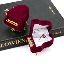 Load image into Gallery viewer, Unique Piano Velvet Jewelry Box - Wedding Ring Box - Gift Box for Jewelry Any Occasion