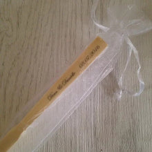 Load image into Gallery viewer, One Lot of 50 pieces - Personalized Sandalwood Folding Silk Hand Fans with organza bag-Favor for Wedding or Mis Quince