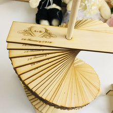 Load image into Gallery viewer, Custom Wedding Wood Guest Book Idea-Personalized Wish Drop Tier