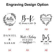 Load image into Gallery viewer, Engraved Wooden Ring Box in Walnut Wood Tone for Any Special Occasion especially Wedding Day