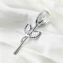 Load image into Gallery viewer, Crystal Glass Rose Favor-Wedding Gift-Flower Keepsake