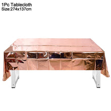 Load image into Gallery viewer, Rose Gold Party Disposable Tableware Sets- Wedding-Bachelorette-Shower Party Assorted Decorations