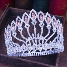 Load image into Gallery viewer, Absolutely Regal Crystal Queen Bridal Crown-Pageant or Mis Quince Tiara