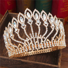 Load image into Gallery viewer, Absolutely Regal Crystal Queen Bridal Crown-Pageant or Mis Quince Tiara