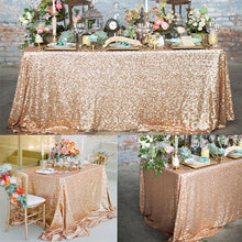Load image into Gallery viewer, Rectangular Sequin Glitter Table Covers-Tablecover For Wedding-Any Party Decoration