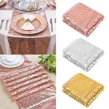Load image into Gallery viewer, Sequin Table Runners for Wedding - Birthday - Party Table Decorations