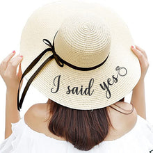 Load image into Gallery viewer, I Said Yes Beach Hat-Beach Towel-Fun Beach Eyeglasses for Bride-Wedding