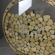 Load image into Gallery viewer, Ring Design Personalized Guest Wish Drop Box - Wedding