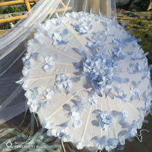 Load image into Gallery viewer, Fancy Decorative Parasols -Umbrellas with Ribbons and Flowers