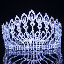 Load image into Gallery viewer, Absolutely Regal Crystal Queen Bridal Crown-Pageant or Mis Quince Tiara