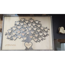 Load image into Gallery viewer, Laser Engraved Family Tree Custom Names Frame