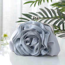 Load image into Gallery viewer, Ladies Flower Clutch Bag -  Elegant Evening Bag - Small Bridal Clutch Purse