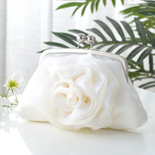 Load image into Gallery viewer, Ladies Flower Clutch Bag -  Elegant Evening Bag - Small Bridal Clutch Purse