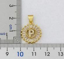 Load image into Gallery viewer, Women or Young Girls Initial Letter Necklace 26 Letters Charm Gold Name Pendant Top Quality Copper Zircon Jewelry Gift