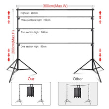 Load image into Gallery viewer, Professional Background Photo Frame Stand - Backdrop - For Decor Curtains at Special Events