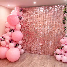 Load image into Gallery viewer, Party Background Glitter Look Curtain Glitter Backdrop Wedding - Party Decoration