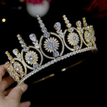 Load image into Gallery viewer, Stars Galore Gold Collection Crowns-Bridal Tiaras